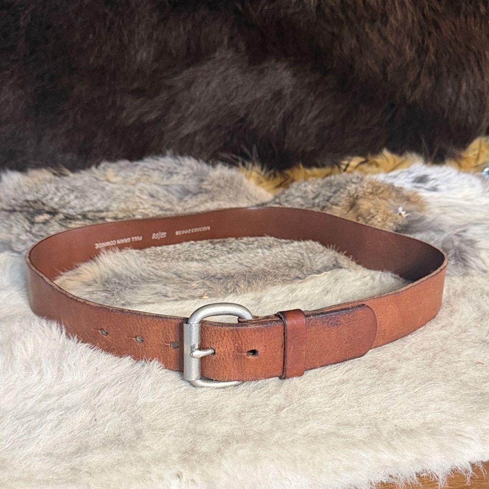 Classic Brown Leather Belt 32 (1750)